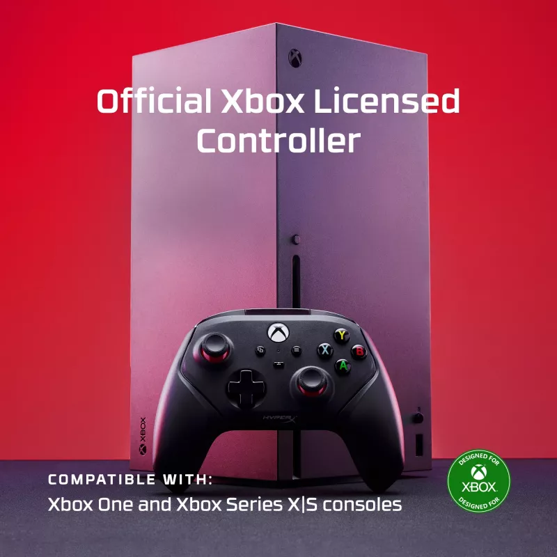 Gamepad HyperX 6L366AA nero USB con cavo per PC Xbox One Series S X