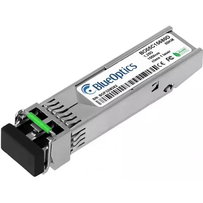 Ricetrasmettitore SFP in fibra ottica BlueOptics 740-031468-BO 80000 m alluminio