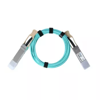 Cavo in fibra ottica InfiniBand BlueOptics 7 m QSFP colore aqua