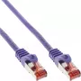 Cavo patch InLine Cat6 S/FTP PiMF RJ-45–RJ-45 250 MHz PVC viola 1,5 m