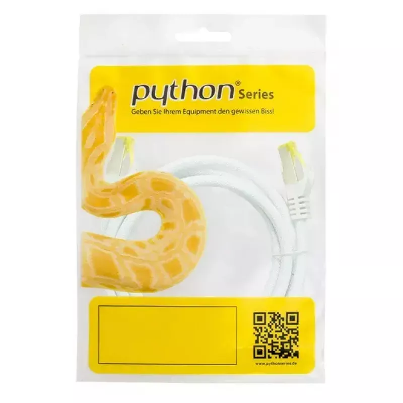 Cavo di rete Python 8070PY-075W RJ-45 Cat7 7,5 m bianco