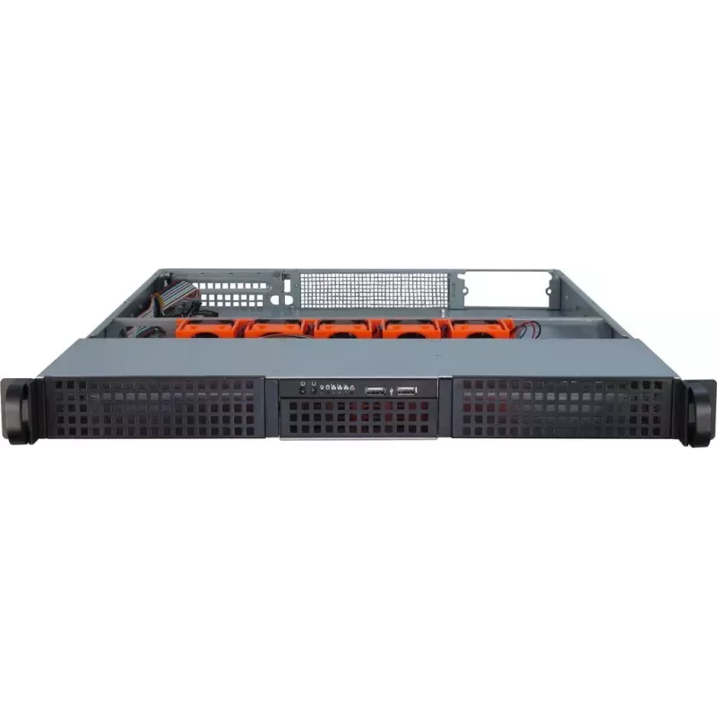 Case server Inter-Tech 1U-10265 rack nero