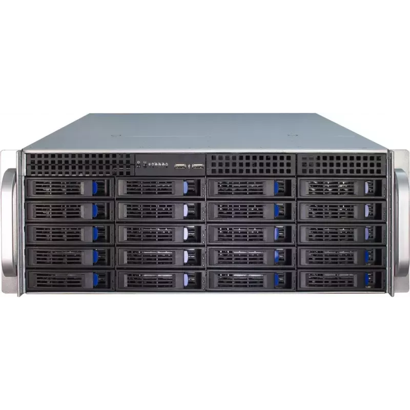 Case server Inter-Tech IPC 4U-4420 rack blu