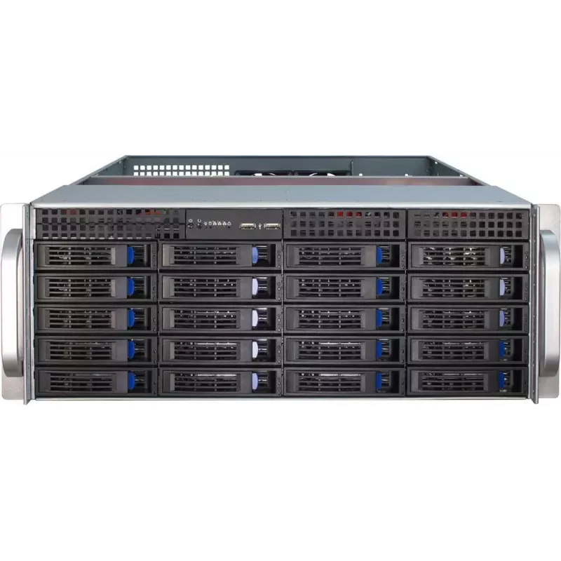 Case server Inter-Tech IPC 4U-4420 rack blu