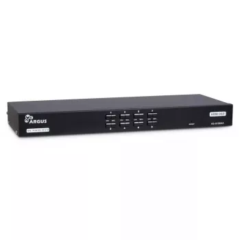 Switch KVM Inter-Tech AS-9108HA da rack nero