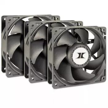 Ventola Inter-Tech 88887368 sistema di raffreddamento PC 12 cm nero 3 pezzi