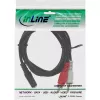 Cavo audio 2x connettore maschio RCA / connettore femmina stereo 3,5 mm 2 m InLine 89940C