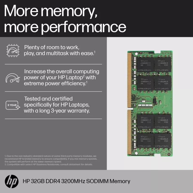 Modulo di memoria HP 16GB DDR4 3200 SODIMM