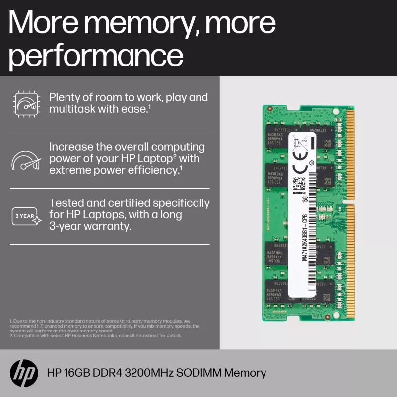 Modulo di memoria HP 16GB DDR4 3200 SODIMM