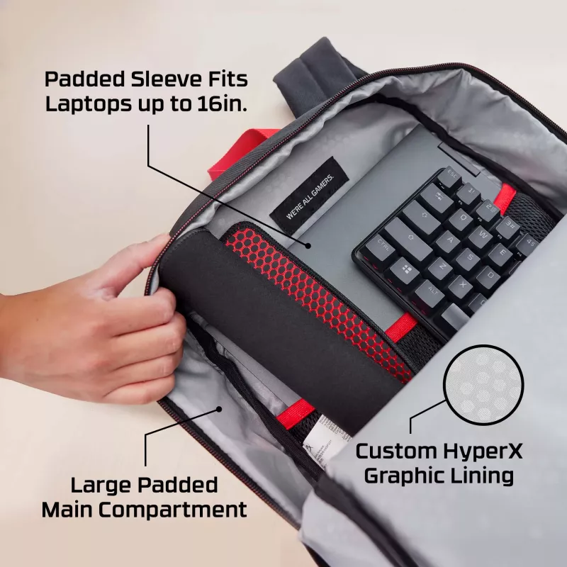 Zaino HyperX Delta, zaino, 498 g