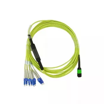 Cavo in fibra ottica BlueOptics InfiniBand 5 m MTP 4x LC verde