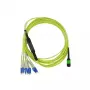 Cavo in fibra ottica BlueOptics InfiniBand 5 m MTP 4x LC verde