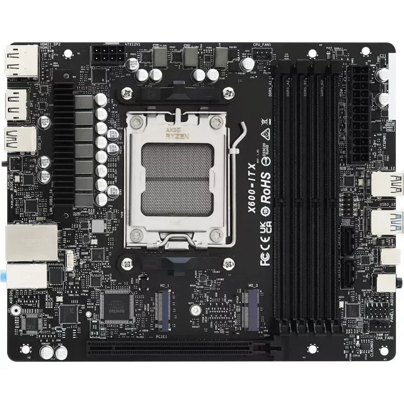 Barebone PC ASRock DeskMeet X600 desktop nero