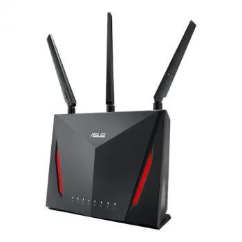 Router Wi-Fi da tavolo ASUS RT-AC2900, dual band 2,4/5 GHz, Wi-Fi 5 (802.11ac), 2917 Mbit/s, Gigabit Ethernet, 4 porte LAN, USB, 4 antenne