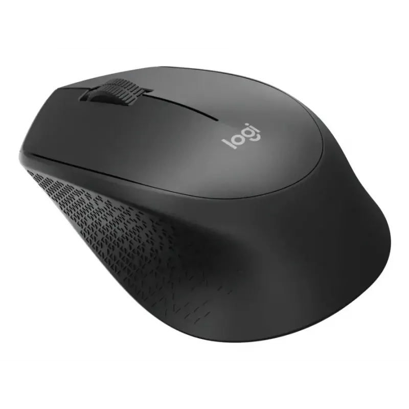 Logitech M330 SILENT PLUS — mouse wireless, per destrimani, 1000 DPI, 3 tasti, rotella di scorrimento, nero, a batteria