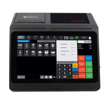 Registratore di cassa Olympia T110 stampante termica diretta, 100000 PLU, display LED (10,1 pollici)