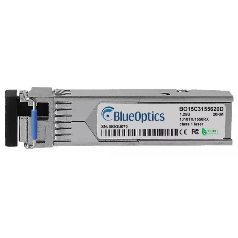 BlueOptics 943 974-002-BO transceiver SFP BiDi, compatibile con Hirschmann 943 974-002, Gigabit, fibra ottica monomodale