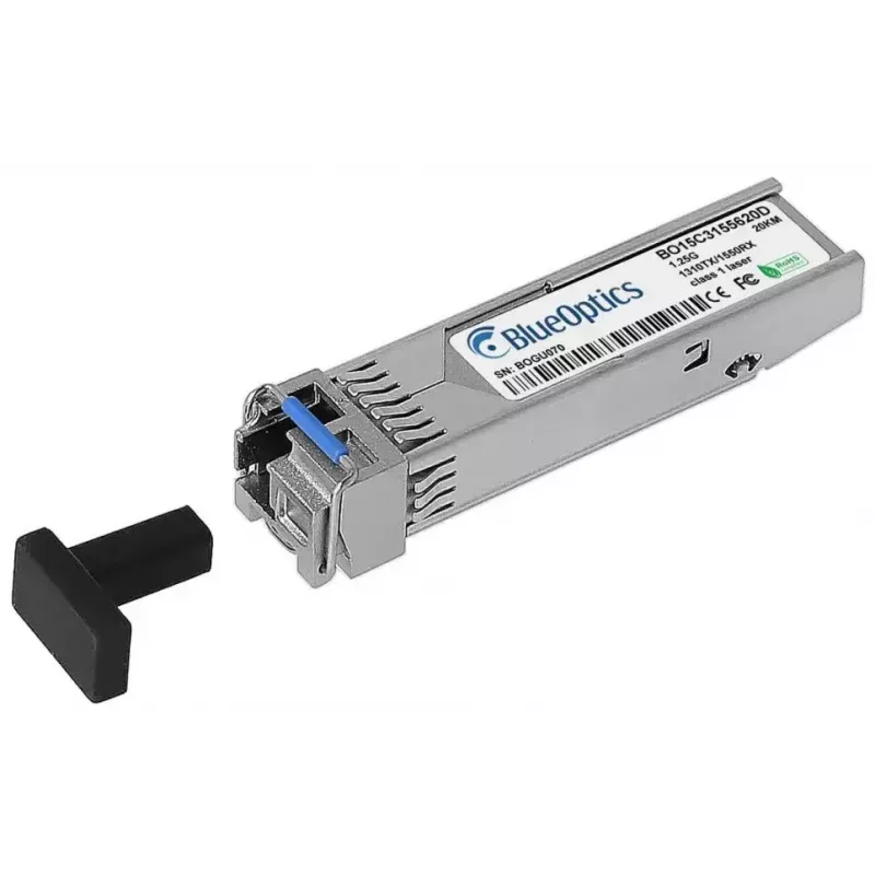 BlueOptics 943 974-002-BO transceiver SFP BiDi, compatibile con Hirschmann 943 974-002, Gigabit, fibra ottica monomodale