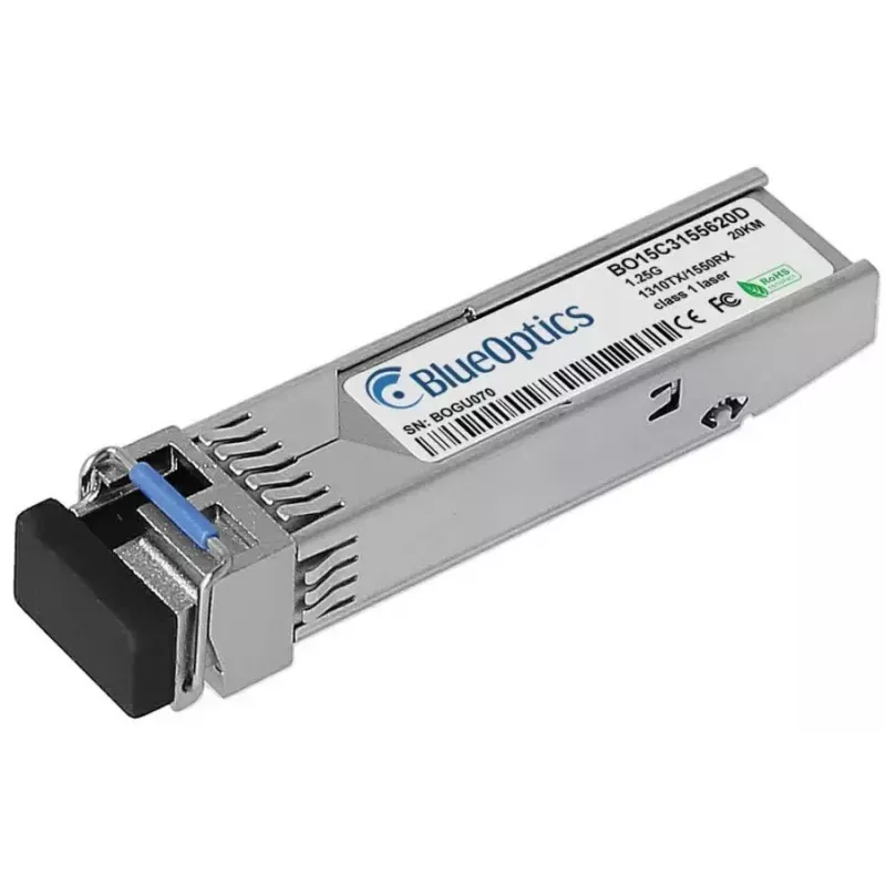 BlueOptics 943 974-002-BO transceiver SFP BiDi, compatibile con Hirschmann 943 974-002, Gigabit, fibra ottica monomodale