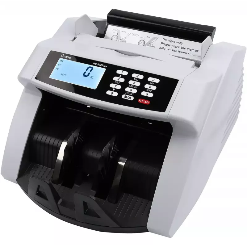 Olympia NC 520 Plus conta e verifica banconote, bianco