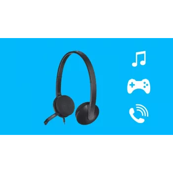 Cuffie USB Logitech H340 per computer