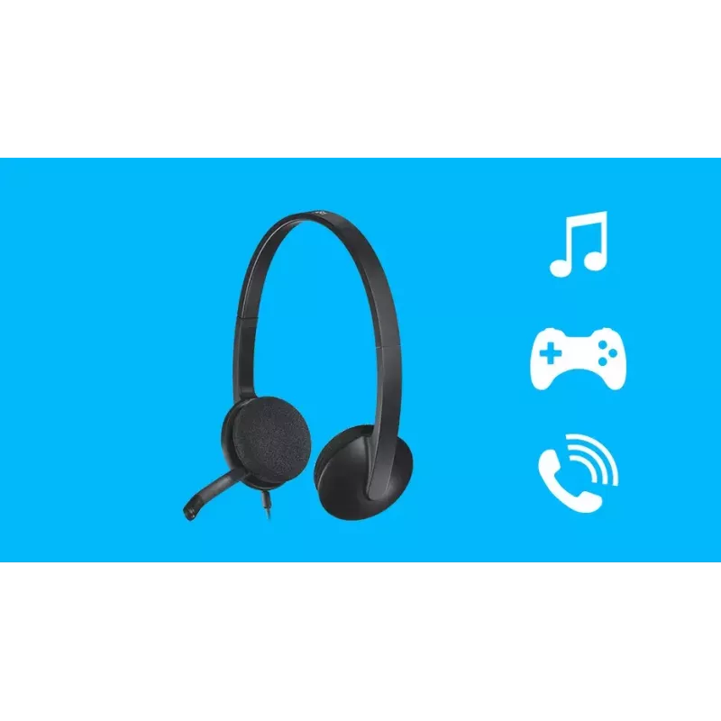 Cuffie USB Logitech H340 per computer