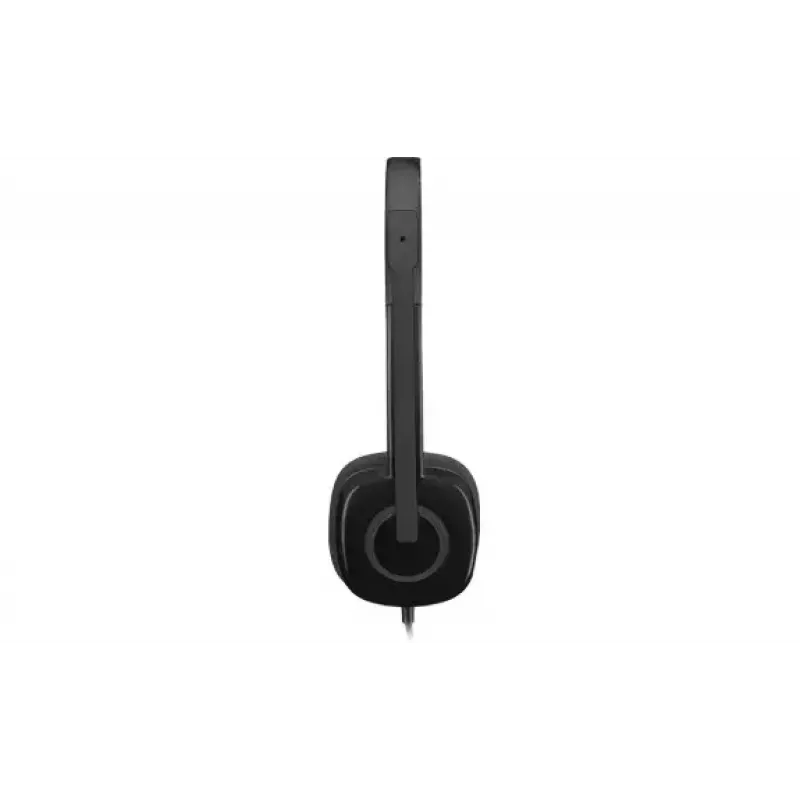 Logitech H151 cuffie stereo con microfono con cancellazione del rumore, cablate, nero