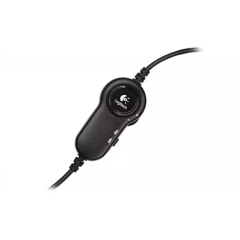 Logitech H151 cuffie stereo con microfono con cancellazione del rumore, cablate, nero