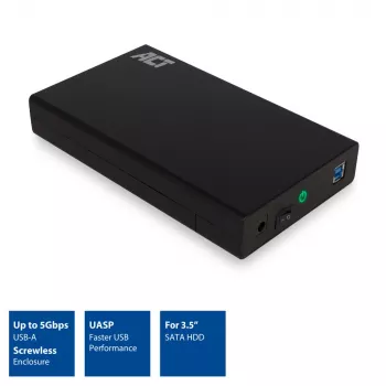 Case per HDD/SSD ACT AC1405 SATA da 3,5