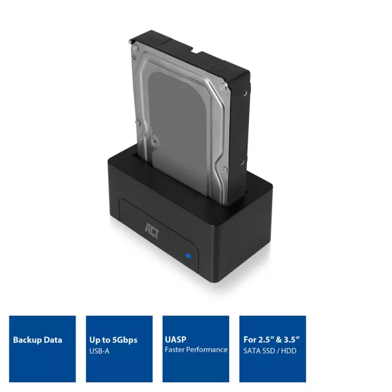 Docking station per HDD/SSD SATA ACT da 2,5