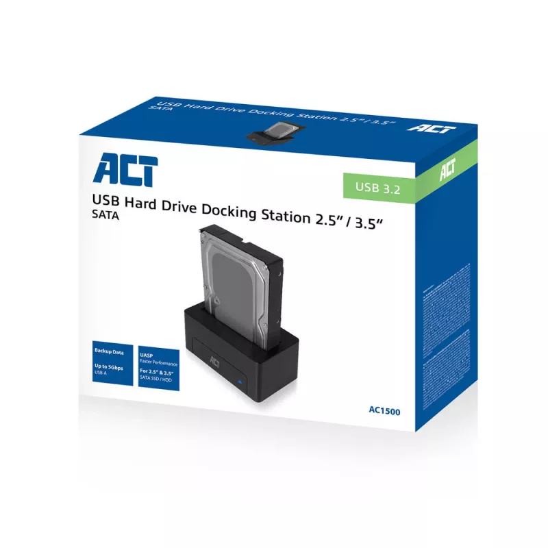 Docking station per HDD/SSD SATA ACT da 2,5