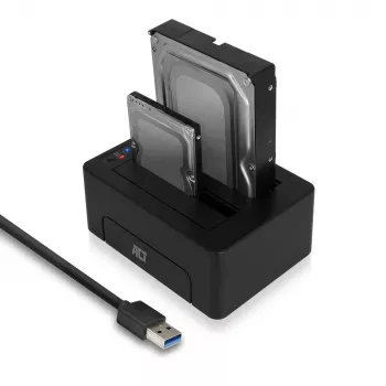 Docking station dual-HDD/SSD SATA ACT da 2,5