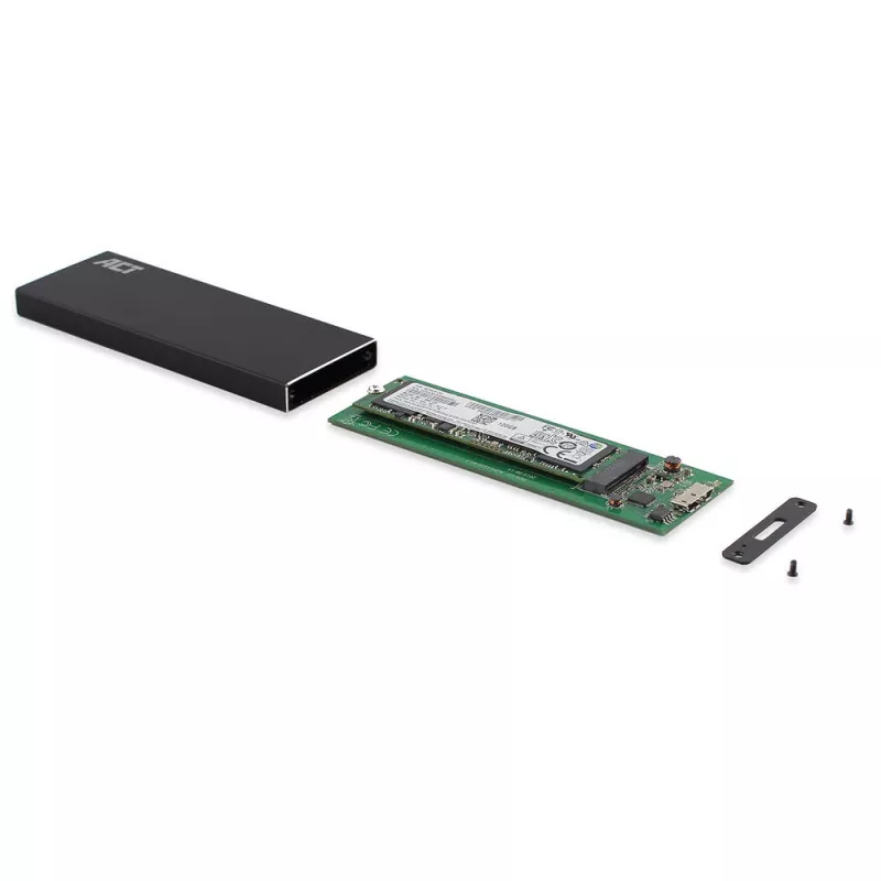 Case per SSD ACT M.2 USB 3.2 Gen1 nero 5 Gbit/s