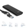 Case per SSD ACT AC1615 USB-C M.2 NVMe PCIe 10 Gbit/s nero