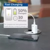 Caricabatterie compatto USB-C ACT 20W ricarica rapida uso interno universale bianco