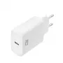 Caricabatterie compatto USB-C ACT 20W ricarica rapida uso interno universale bianco