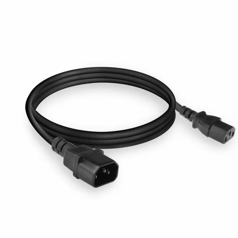 Cavo di alimentazione C13 C14 nero 1,8 m ACT Powercord