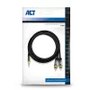 Cavo audio di alta qualità ACT 5 metri 1x jack 3,5 mm – 2x connettore RCA