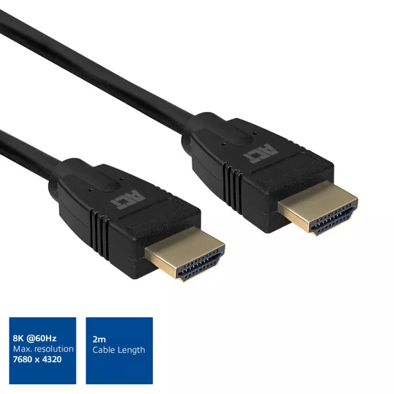 ACT cavo HDMI 8K Ultra High Speed 2 metri v2.1 HDMI-A maschio - HDMI-A maschio