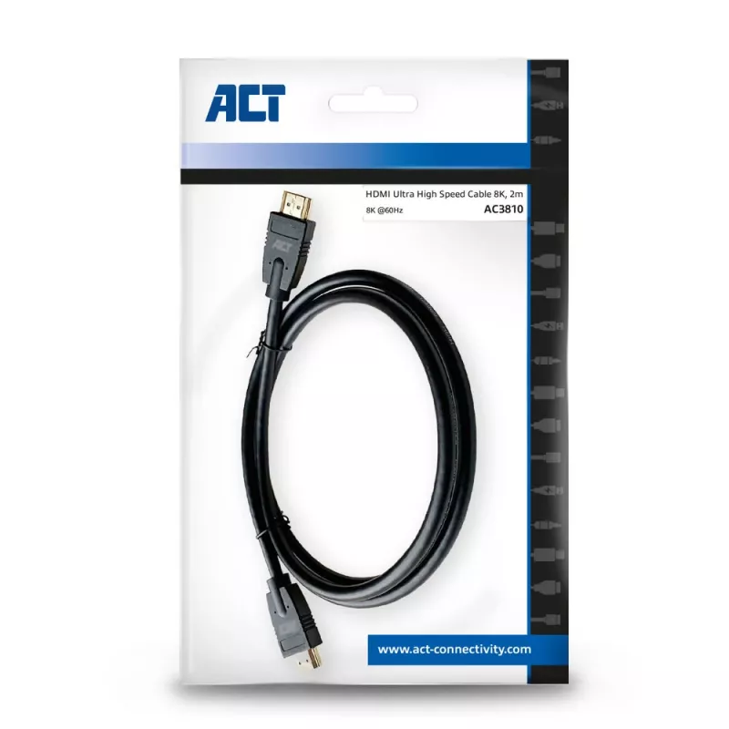 ACT cavo HDMI 8K Ultra High Speed 2 metri v2.1 HDMI-A maschio - HDMI-A maschio