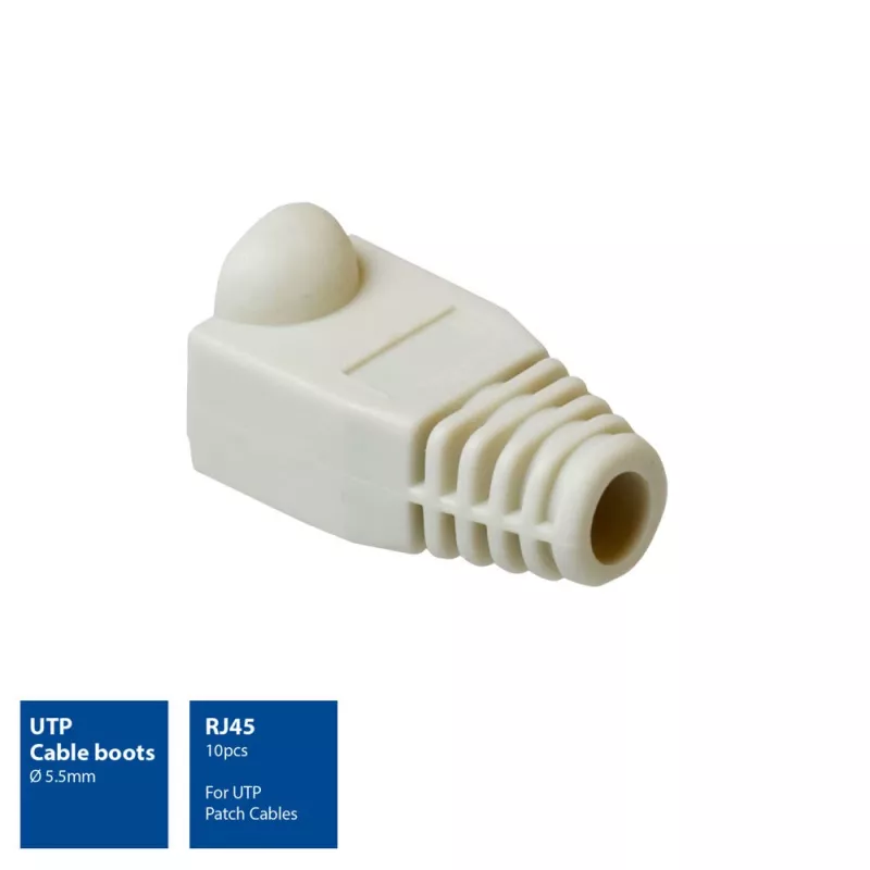 ACT passacavi UTP, RJ45, passacavo, grigio, RJ45, 10 pezzi