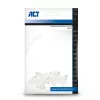 ACT passacavi UTP, RJ45, passacavo, grigio, RJ45, 10 pezzi
