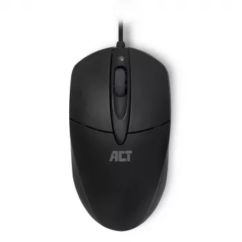 Mouse ottico cablato ACT 1000 DPI, USB