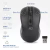 ACT AC5105 mouse wireless ambidestro, nero