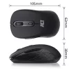 ACT AC5125 mouse wireless, ambidestro, 1600 DPI, nero