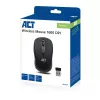 ACT AC5125 mouse wireless, ambidestro, 1600 DPI, nero