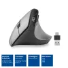 Mouse ergonomico wireless ACT con Bluetooth e USB-C/USB-A