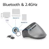 Mouse ergonomico wireless ACT con Bluetooth e USB-C/USB-A