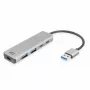 Hub USB ACT AC6125 3.2 Gen 1 Type-A 5000 Mbit/s grigio