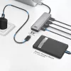 Hub USB ACT AC6125 3.2 Gen 1 Type-A 5000 Mbit/s grigio
